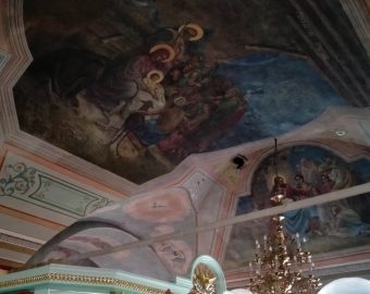 Росписи на сводах Ильинской церкви