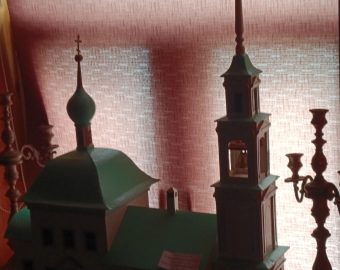 макет Селищинского храма