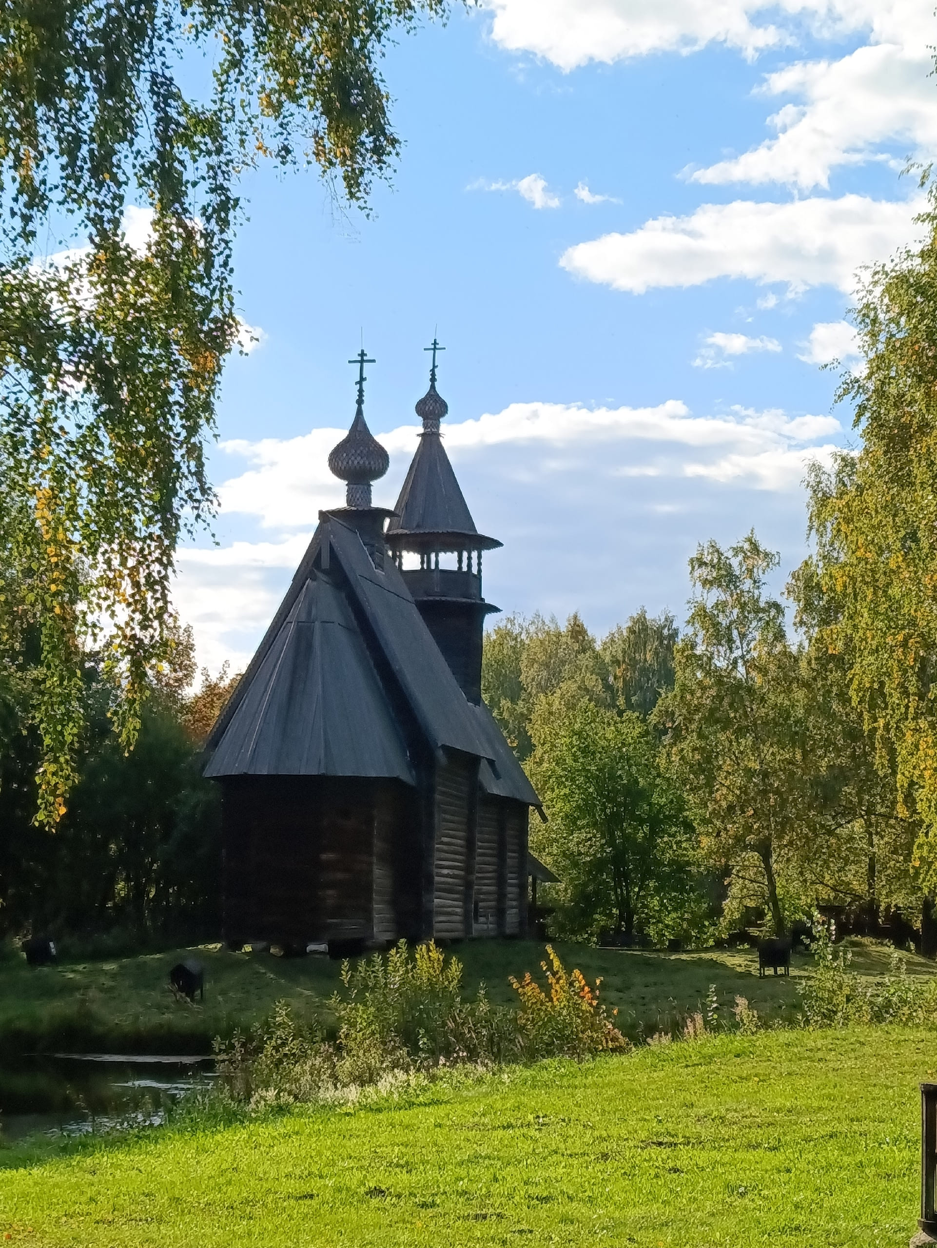 в музее деревянного зодчества в Костроме