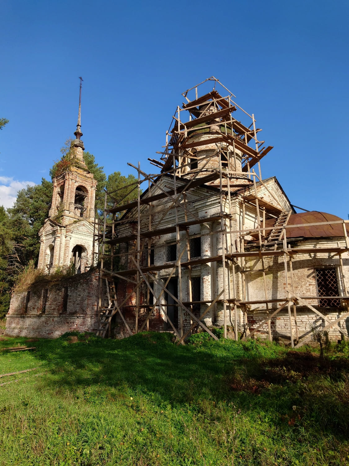 Воссоздание храма Николы на Быстрых в Буйском районе